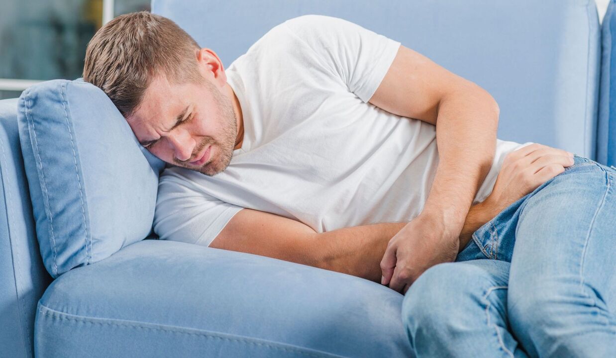 mina prostatitis kronikoa duen gizon batean