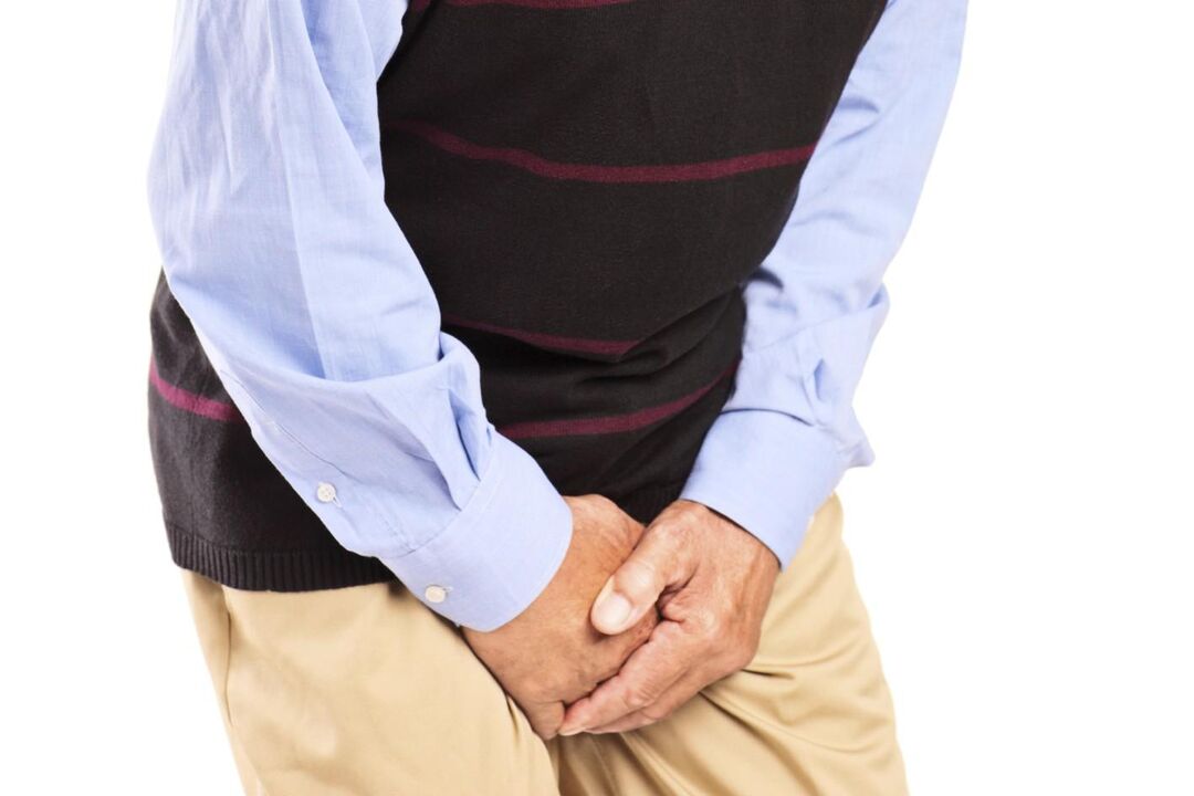 Prostatitis kongestiboa duten gizonek minak edo minak zorrotzak asaldatzen dituzte groin eremuan