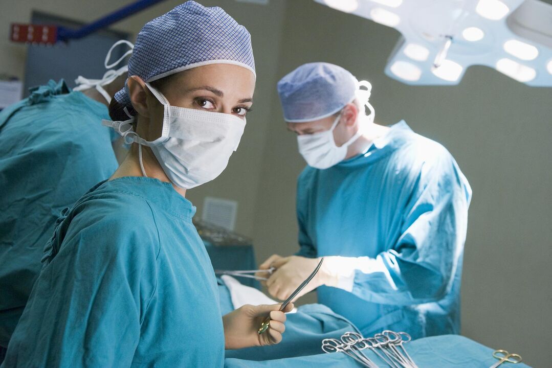 Zenbait kasutan, prostatako geldialdiak kirurgia behar du